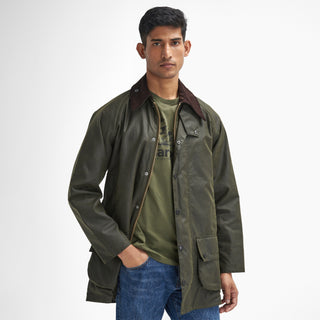 Barbour Beaufort Wax Jacket Archive Olive - Parasol Store