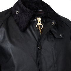 Barbour Beaufort Wax Jacket Black - Parasol Store