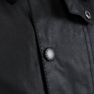 Barbour Beaufort Wax Jacket Black - Parasol Store