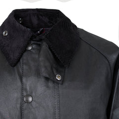 Barbour Beaufort Wax Jacket Black - Parasol Store