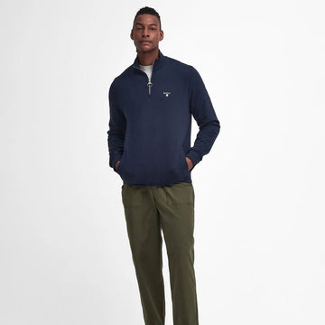 Barbour Beckhill Half Zip Sweatshirt Navy - Parasol Store
