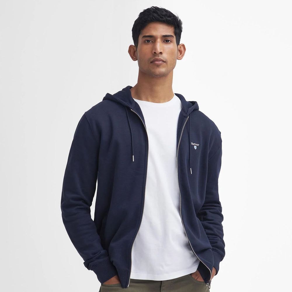 Barbour Beckhill Hoodie Navy - Parasol Store