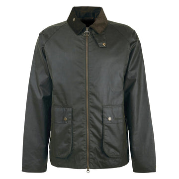 Barbour Bedale Short Wax Jacket Fern - Parasol Store
