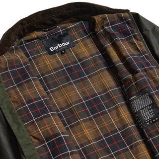 Barbour Bedale Short Wax Jacket Fern - Parasol Store