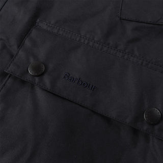 Barbour Bedale Short Waxed Jacket Navy - Parasol Store