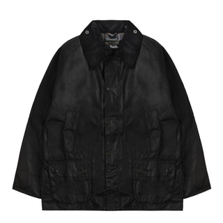 Barbour Bedale Wax Jacket Black - Parasol Store