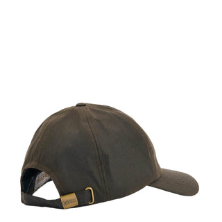 Barbour Belsay Wax Sports Cap Olive - Parasol Store
