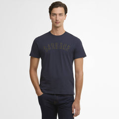 Barbour Berwick Tartan T-Shirt Navy