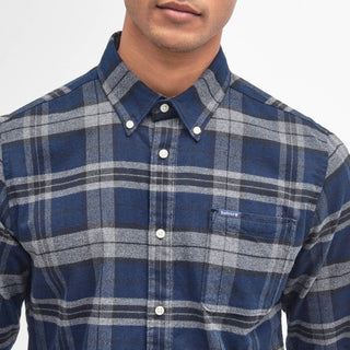 Barbour Betsom Tailored Checked Shirt Grey Marl