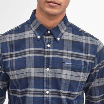 Barbour Betsom Tailored Checked Shirt Grey Marl