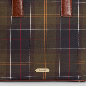 Barbour Birch Tartan Tote Bag Classic Tartan - Parasol Store