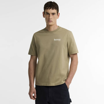 Barbour Birchcliffe Relaxed Graphic T-Shirt Mushroom
