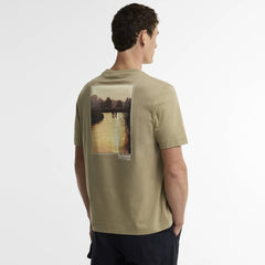 Barbour Birchcliffe Relaxed Graphic T-Shirt Mushroom