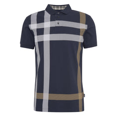 Barbour Blaine Polo Shirt Navy/Pine - Parasol Store