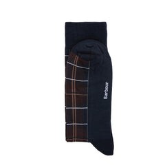 Barbour Blyth Socks Midnight Oak Tartan - Parasol Store