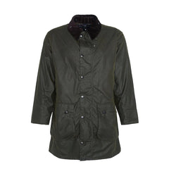 Barbour Border Waxed Jacket Archive Olive - Parasol Store