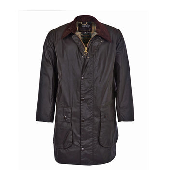 Barbour Border Waxed Jacket Sage