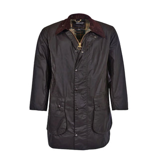 Barbour Border Waxed Jacket Sage - Parasol Store