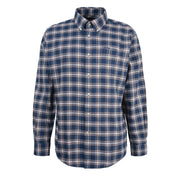 Barbour Bowburn Regular Checked Shirt Navy Marl - Parasol Store