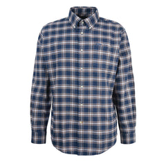 Barbour Bowburn Regular Checked Shirt Navy Marl - Parasol Store