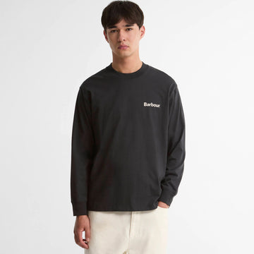 Barbour Bowery Oversized Graphic L/S T-Shirt Black