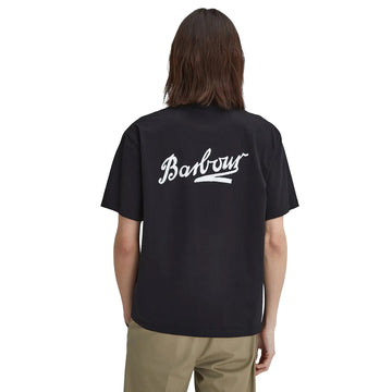 Barbour Bowery Oversized Graphic T-Shirt Black - Parasol Store