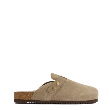 Barbour Bowman Sandal Taupe Suede