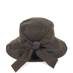 Barbour Brambling Wax Hat Olive - Parasol Store
