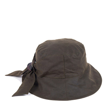Barbour Brambling Wax Hat Olive - Parasol Store