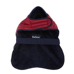 Barbour Brampton Quilted Dog Coat Red/Navy - Parasol Store