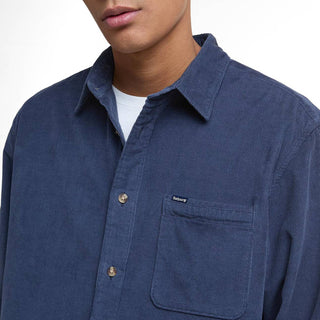 Barbour Bramside Relaxed Cord Shirt Navy - Parasol Store