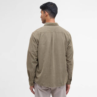 Barbour Bramside Relaxed Cord Shirt Olive - Parasol Store