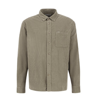 Barbour Bramside Relaxed Cord Shirt Olive - Parasol Store