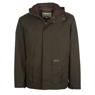 Barbour Brockstone Jacket Dark Olive - Parasol Store
