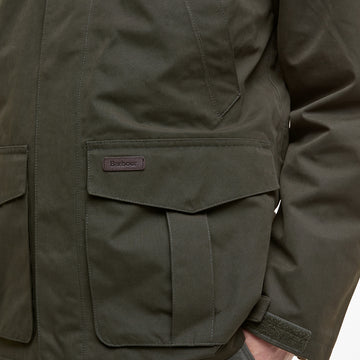 Barbour Brockstone Jacket Dark Olive - Parasol Store