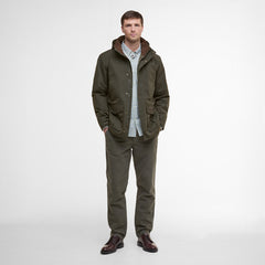 Barbour Brockstone Jacket Dark Olive - Parasol Store