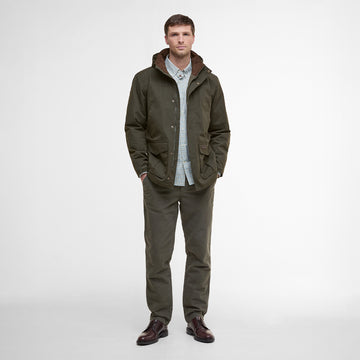 Barbour Brockstone Jacket Dark Olive - Parasol Store