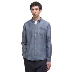 Barbour Buckley Tailored L/S Shirt Dark Navy - Parasol Store