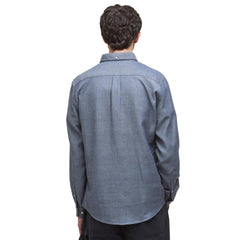 Barbour Buckley Tailored L/S Shirt Dark Navy - Parasol Store