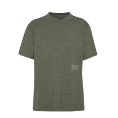 Barbour Calton Linen Blend Fit T-Shirt Burnt Olive