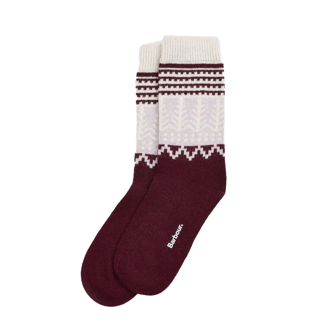 Barbour Camille Sock Cabernet - Parasol Store