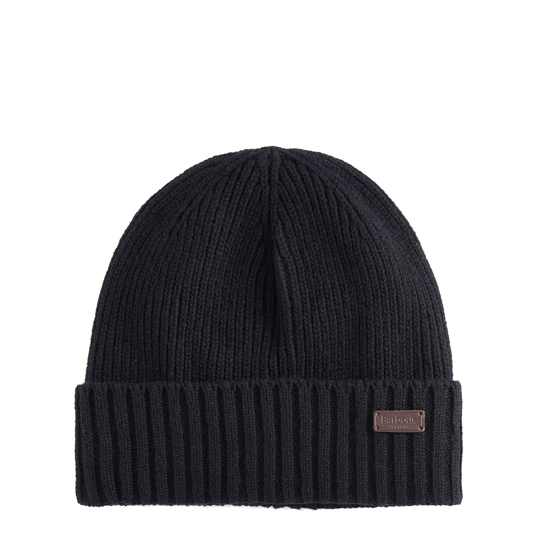 Barbour Carlton Beanie Hat Black - Parasol Store