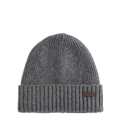 Barbour Carlton Beanie Hat Grey - Parasol Store
