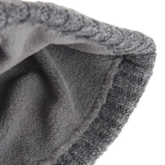 Barbour Carlton Beanie Hat Grey - Parasol Store