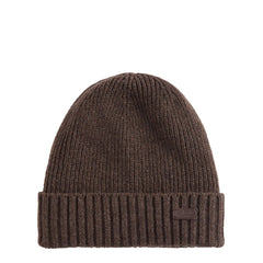 Barbour Carlton Beanie Hat Mid Brown - Parasol Store