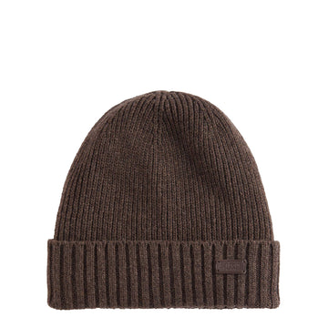 Barbour Carlton Beanie Hat Mid Brown