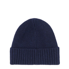 Barbour Carlton Beanie Hat Navy - Parasol Store
