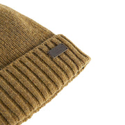 Barbour Carlton Beanie Hat Sandstone - Parasol Store