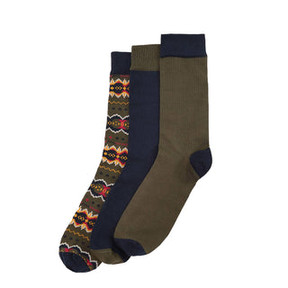 Barbour Case Sock Gift Set Classic Tartan