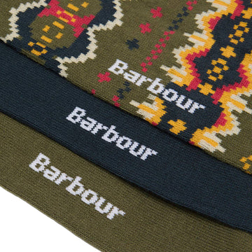 Barbour Case Sock Gift Set Classic Tartan